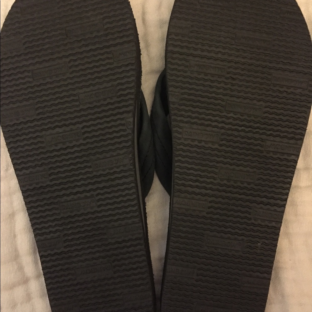 NWOT Rainbow Leather Sandals Women's 10/Men's 8.5